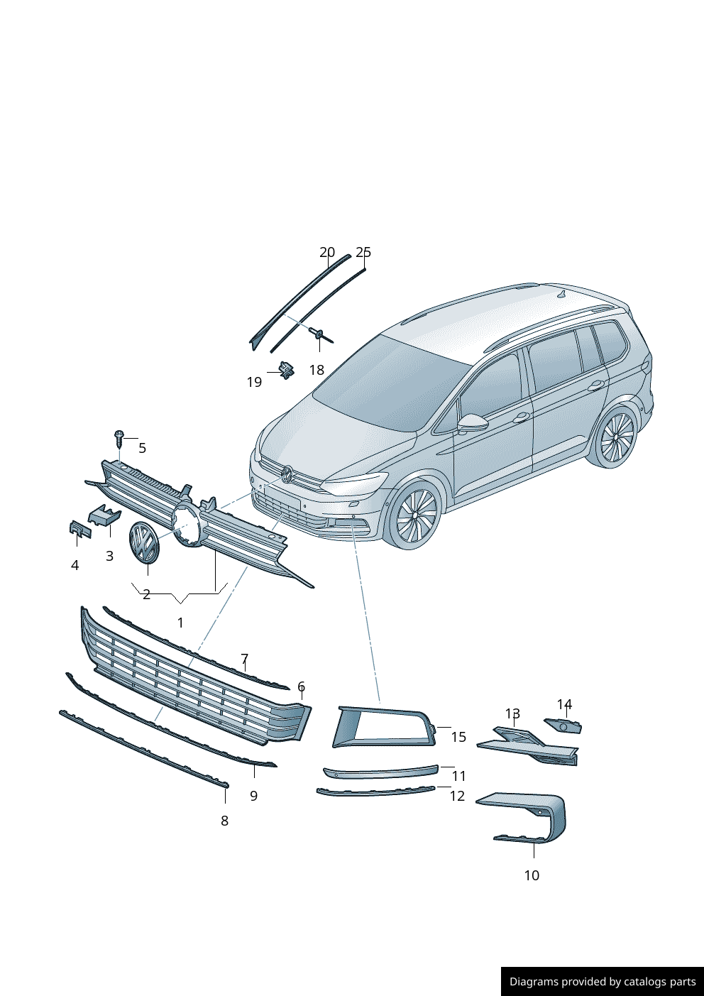Car part diagram