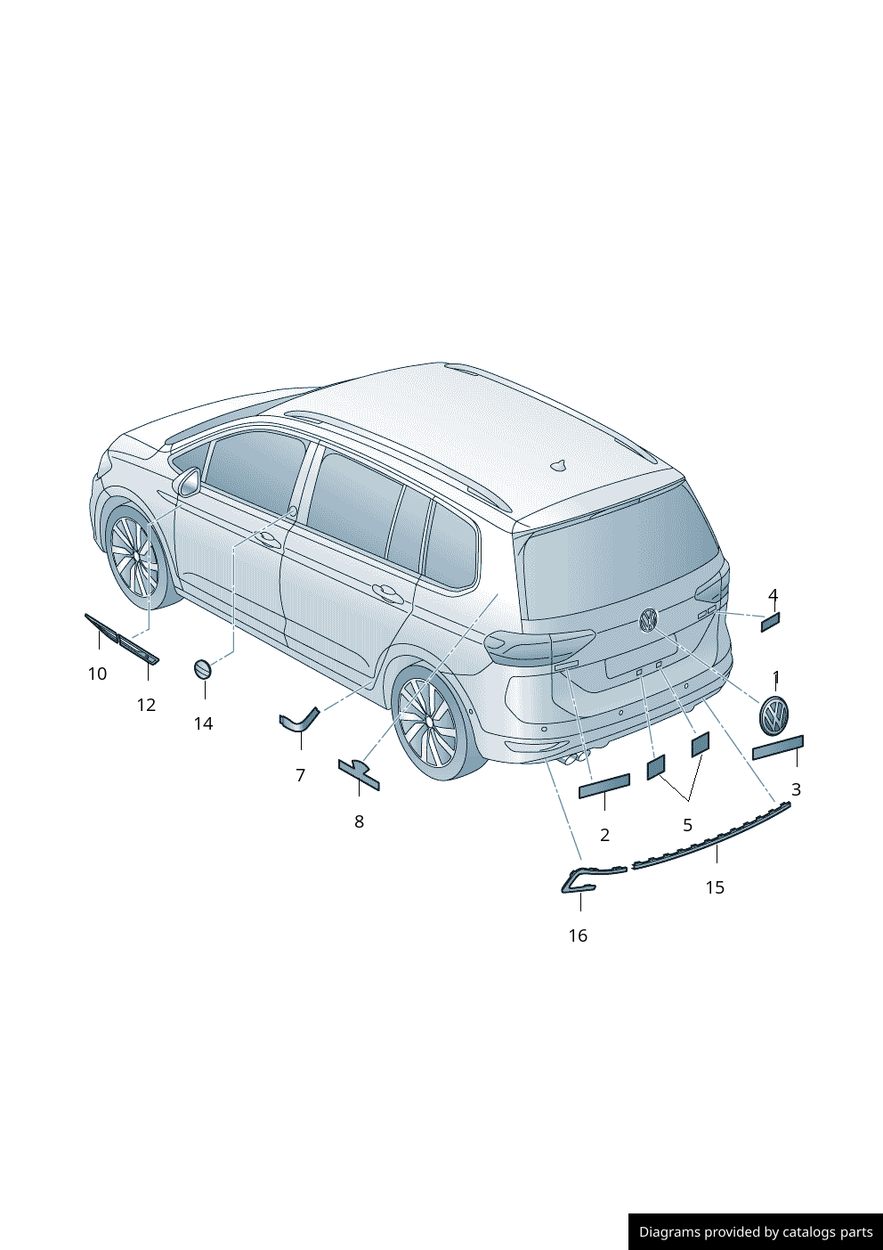 Car part diagram