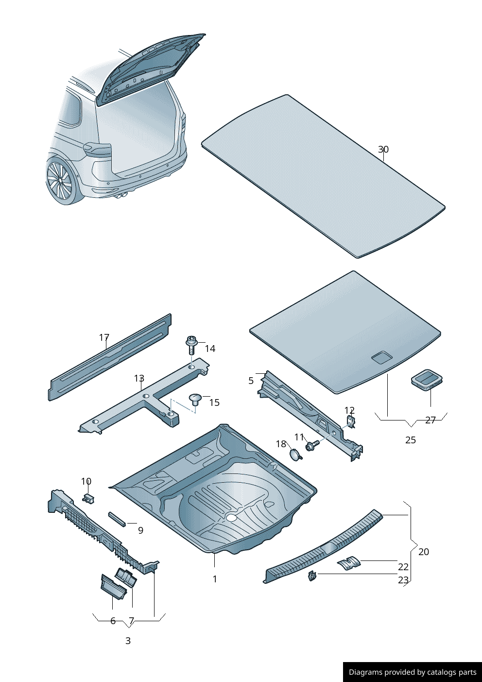 Car part diagram