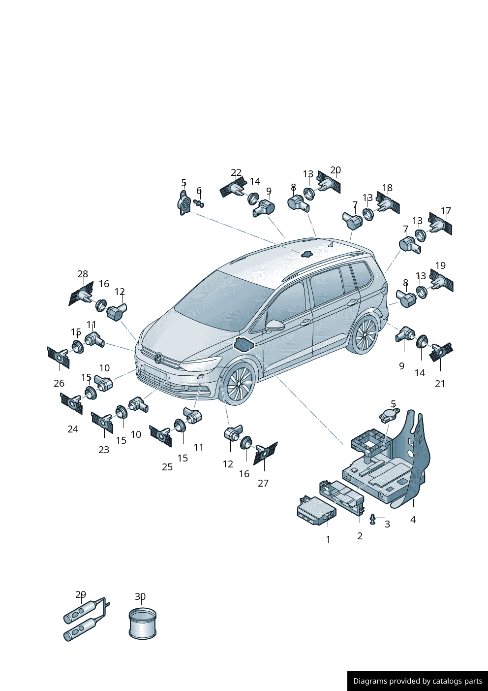 Car part diagram