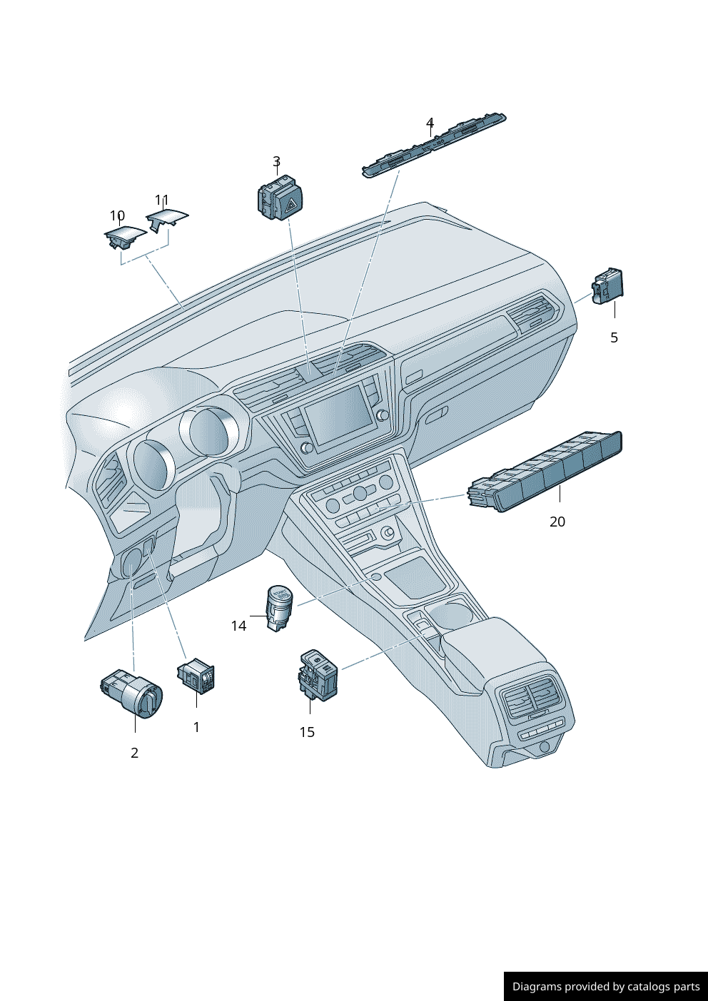 Car part diagram
