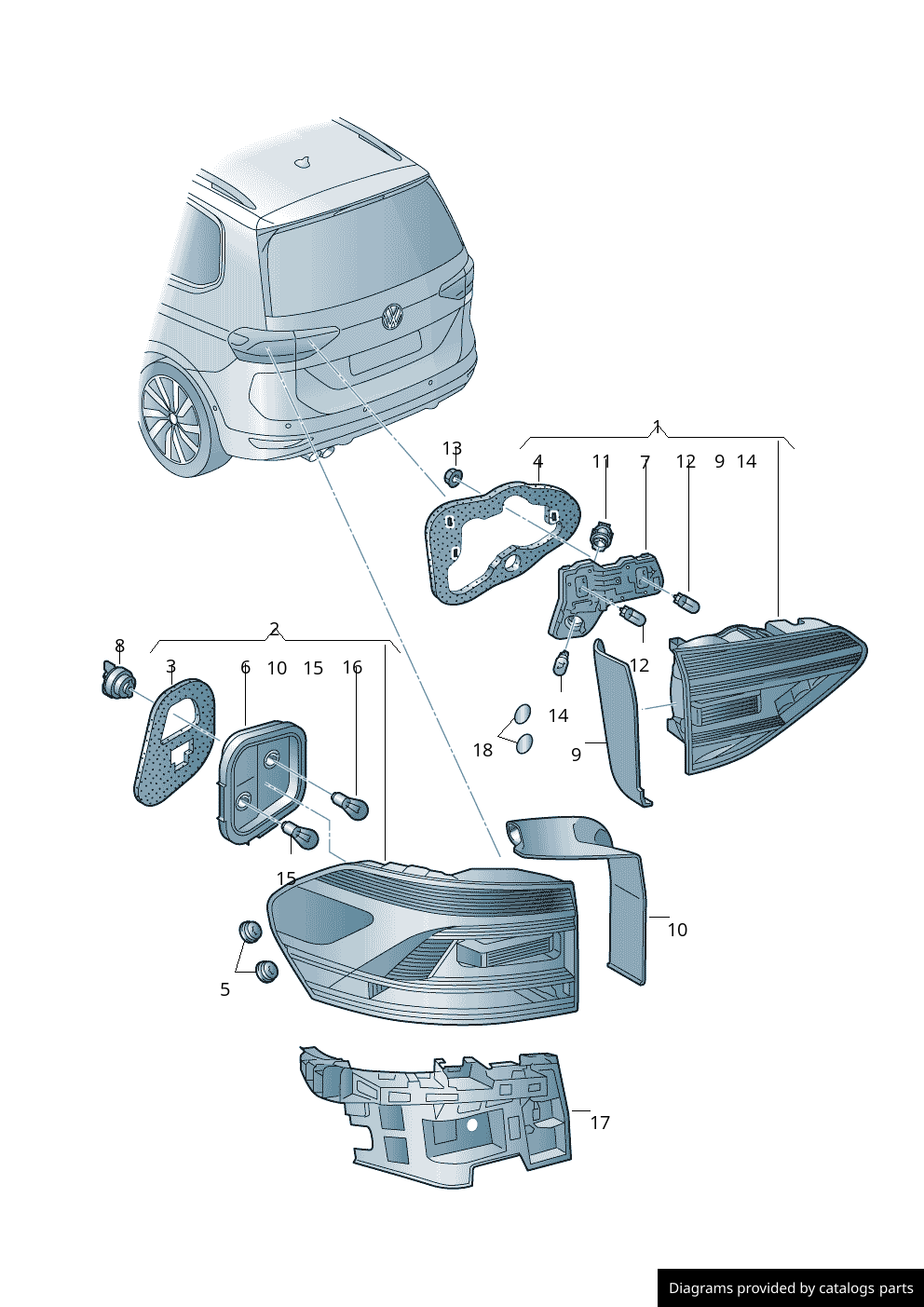 Car part diagram