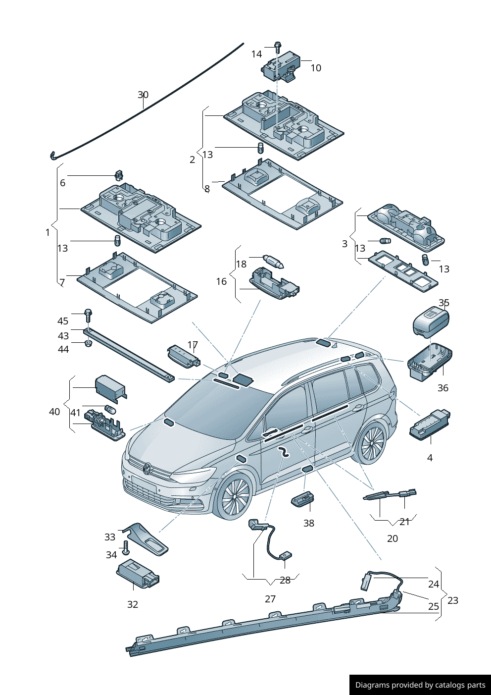 Car part diagram