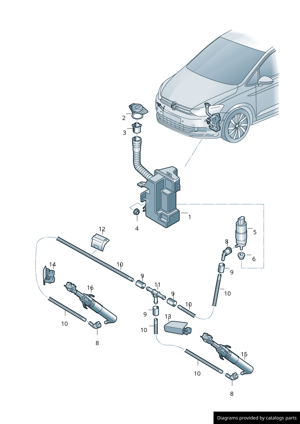 Car part diagram