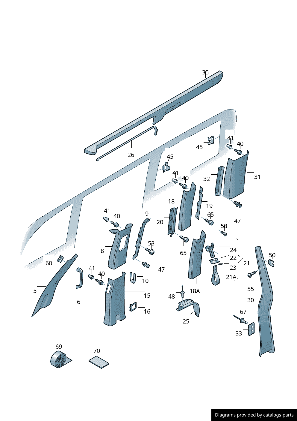 Car part diagram