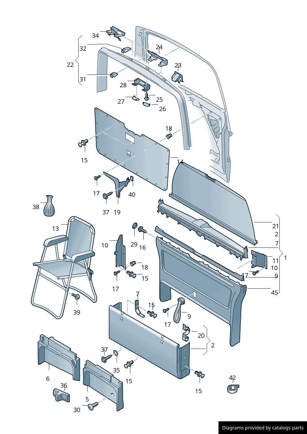 Car part diagram