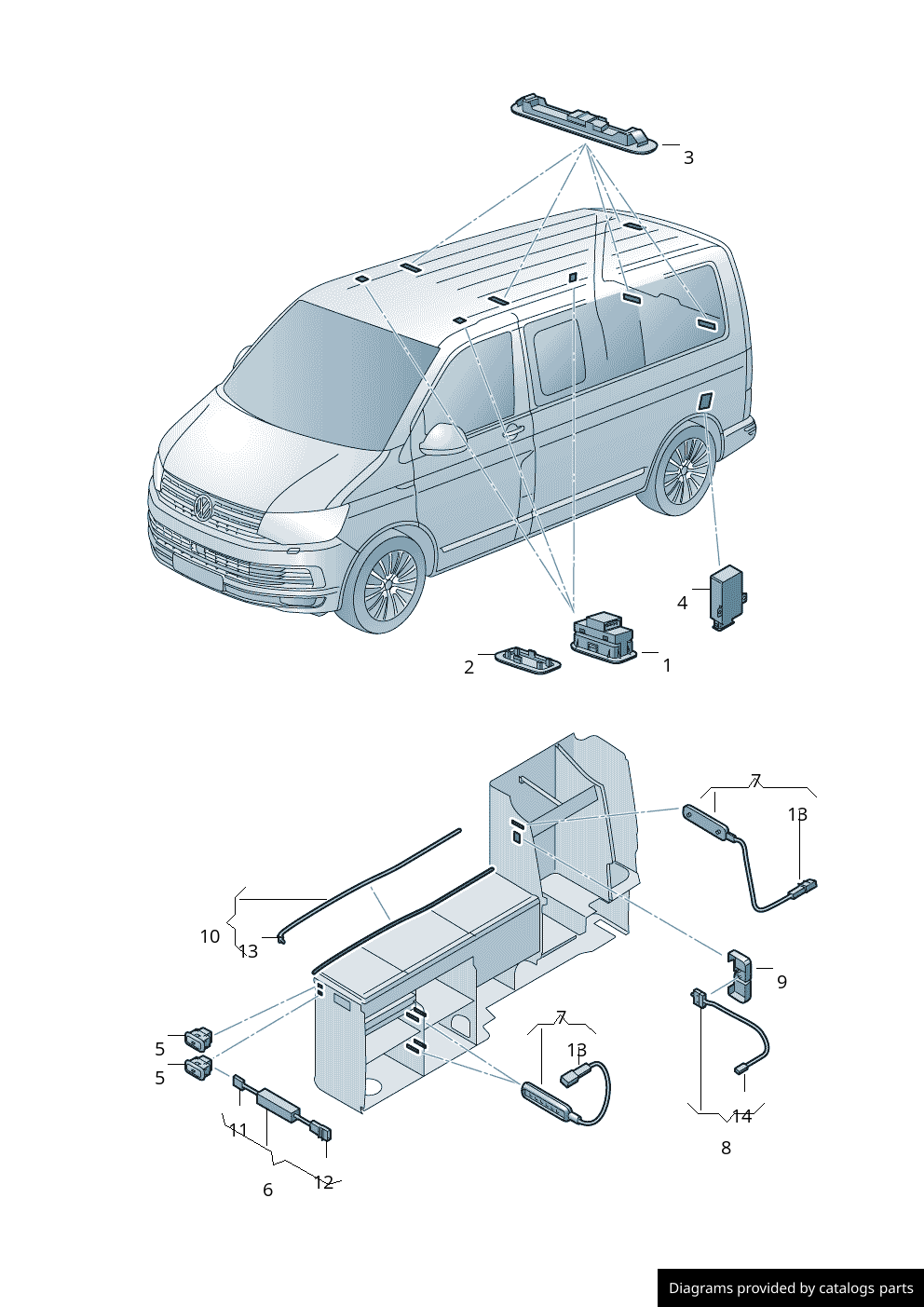 Car part diagram