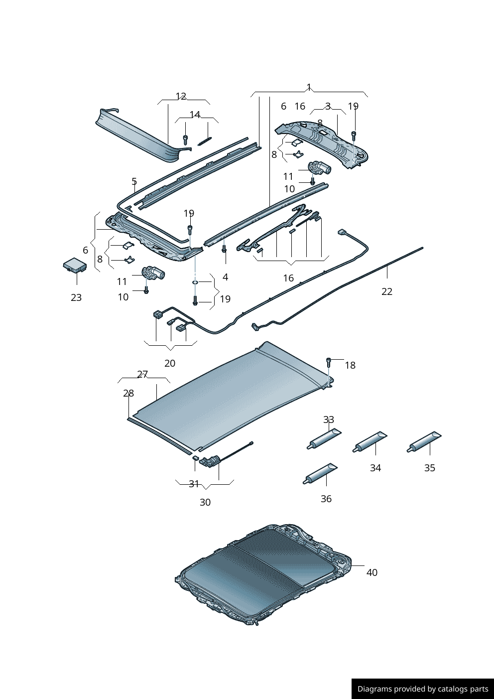 Car part diagram