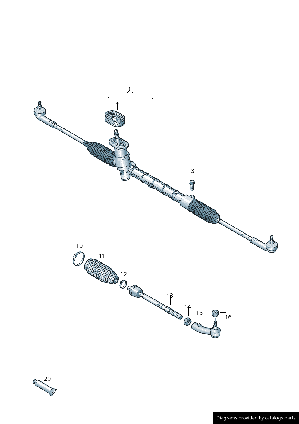 Volkswagen Track Rod 6RF423810 LLLParts
