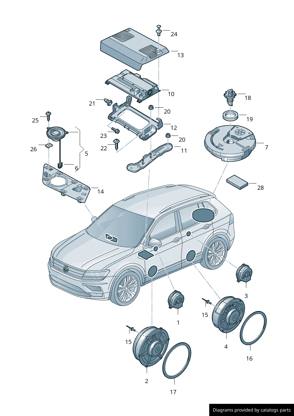 Car part diagram