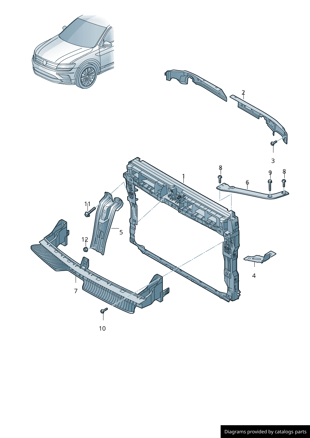Car part diagram