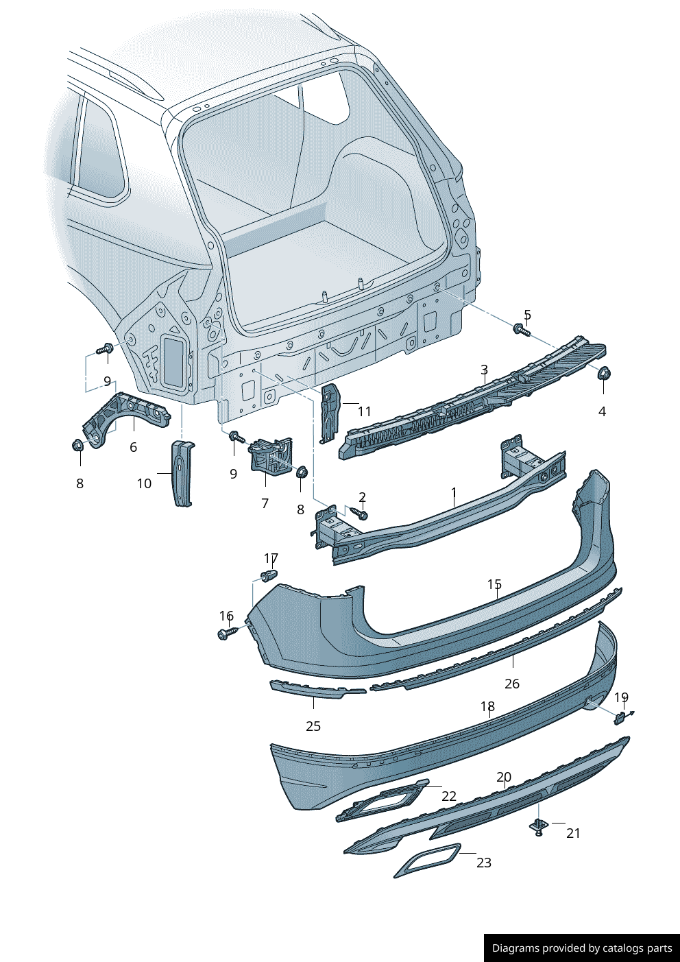 Car part diagram