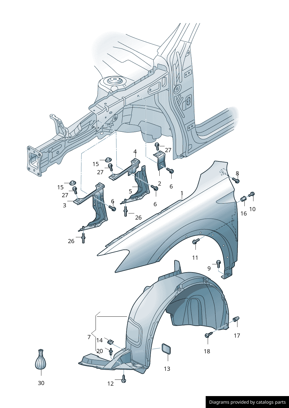 Car part diagram