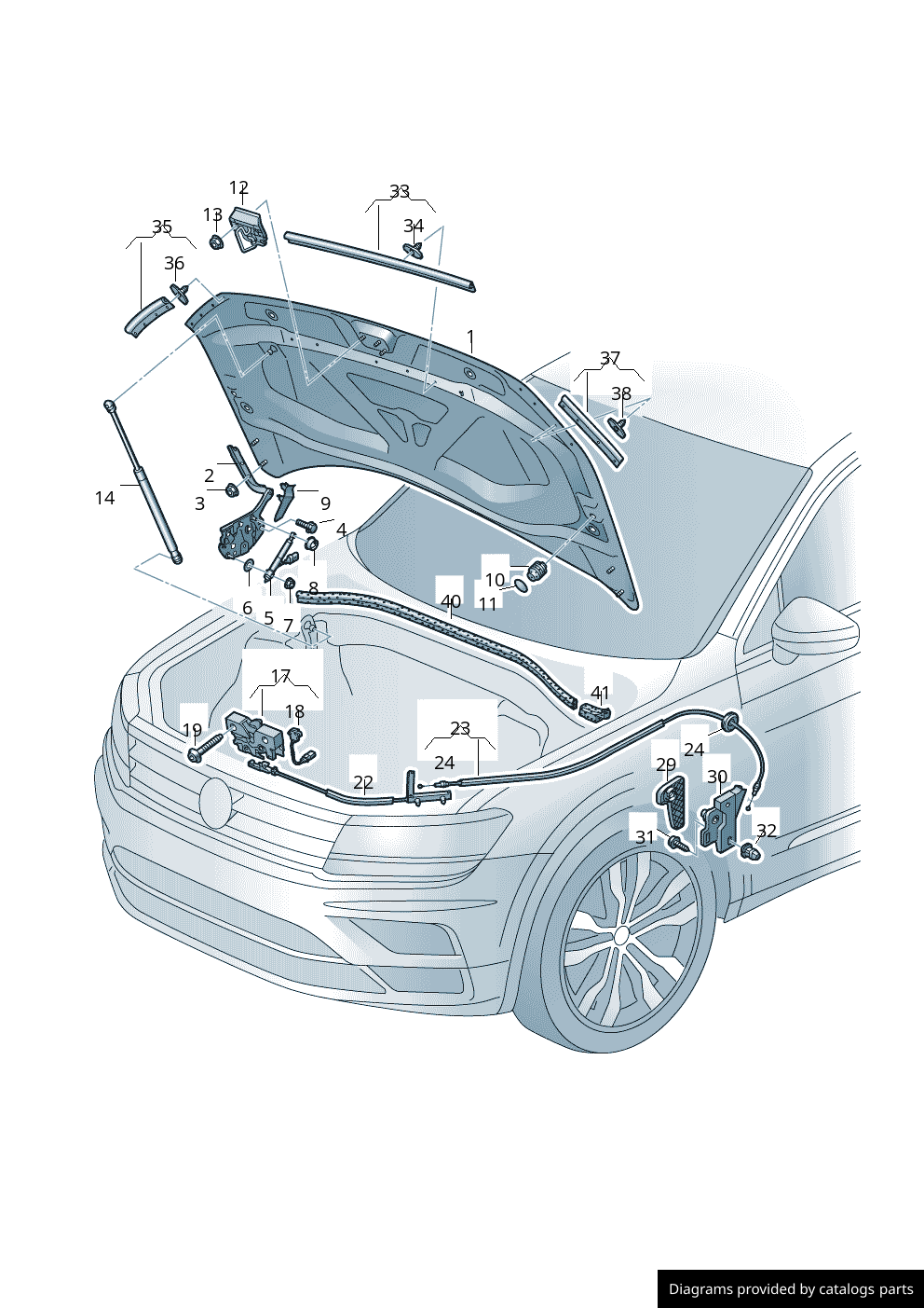 Car part diagram