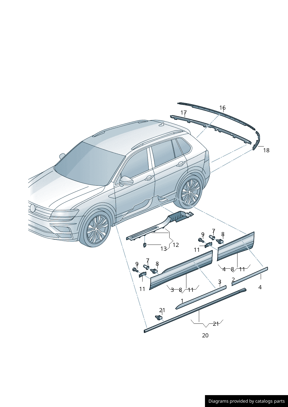 Car part diagram