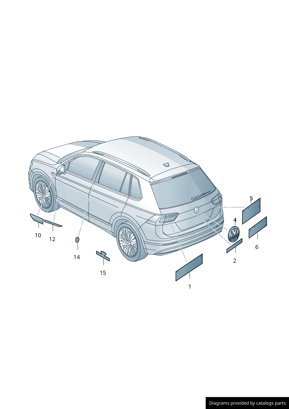 Car part diagram