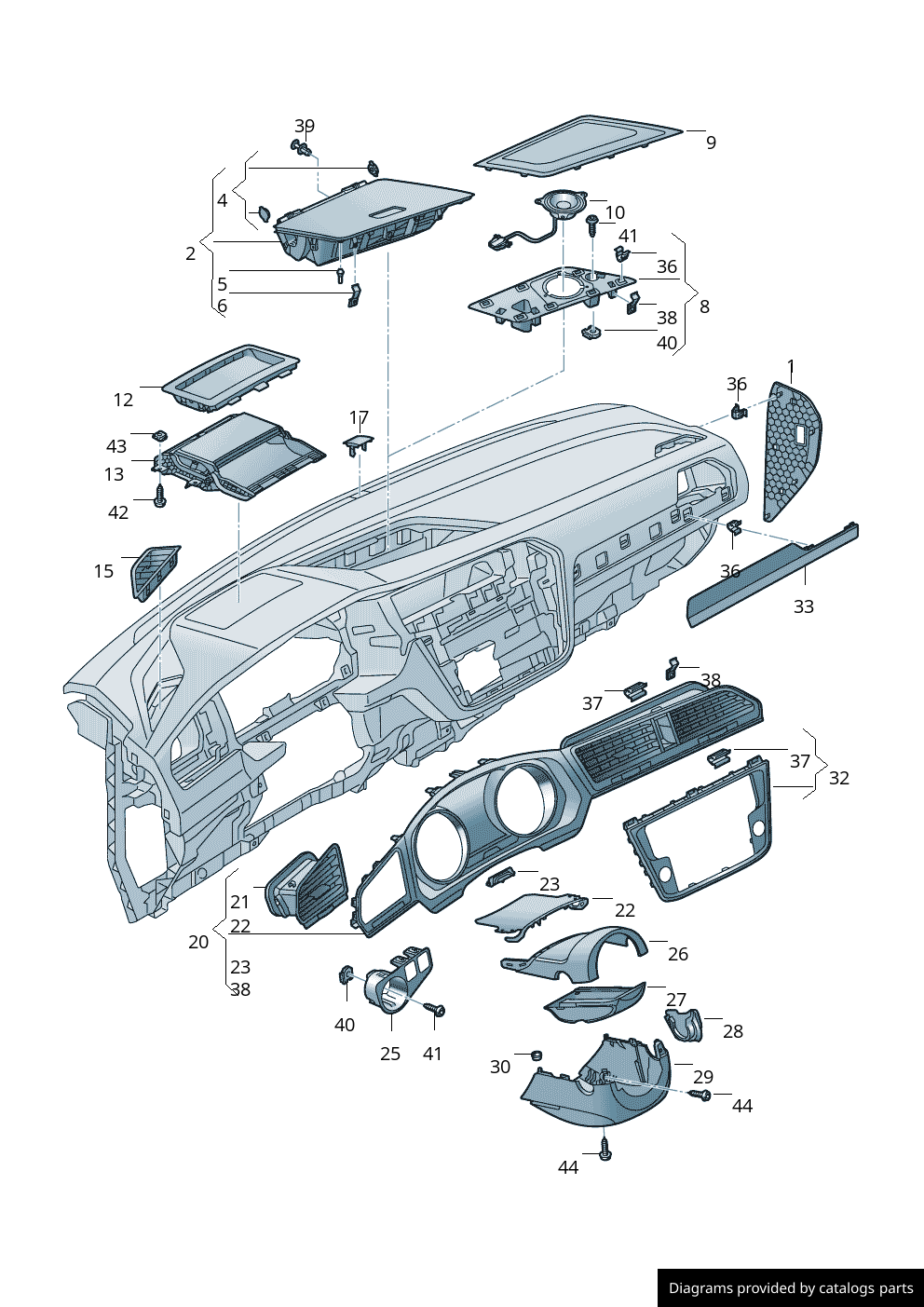 Car part diagram