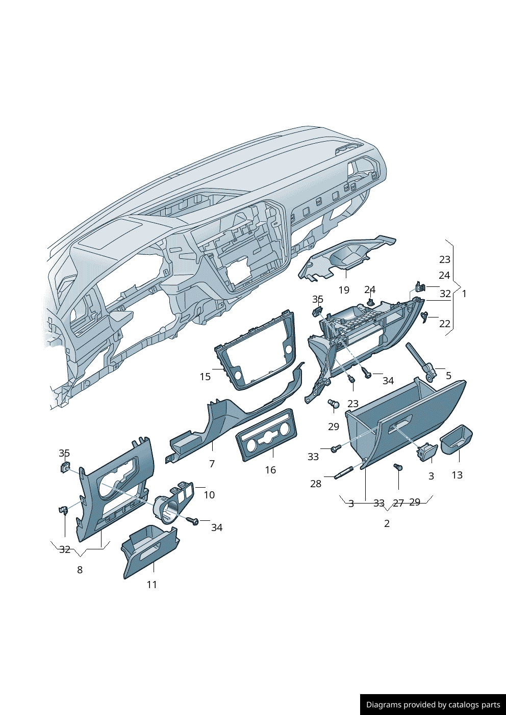 Car part diagram
