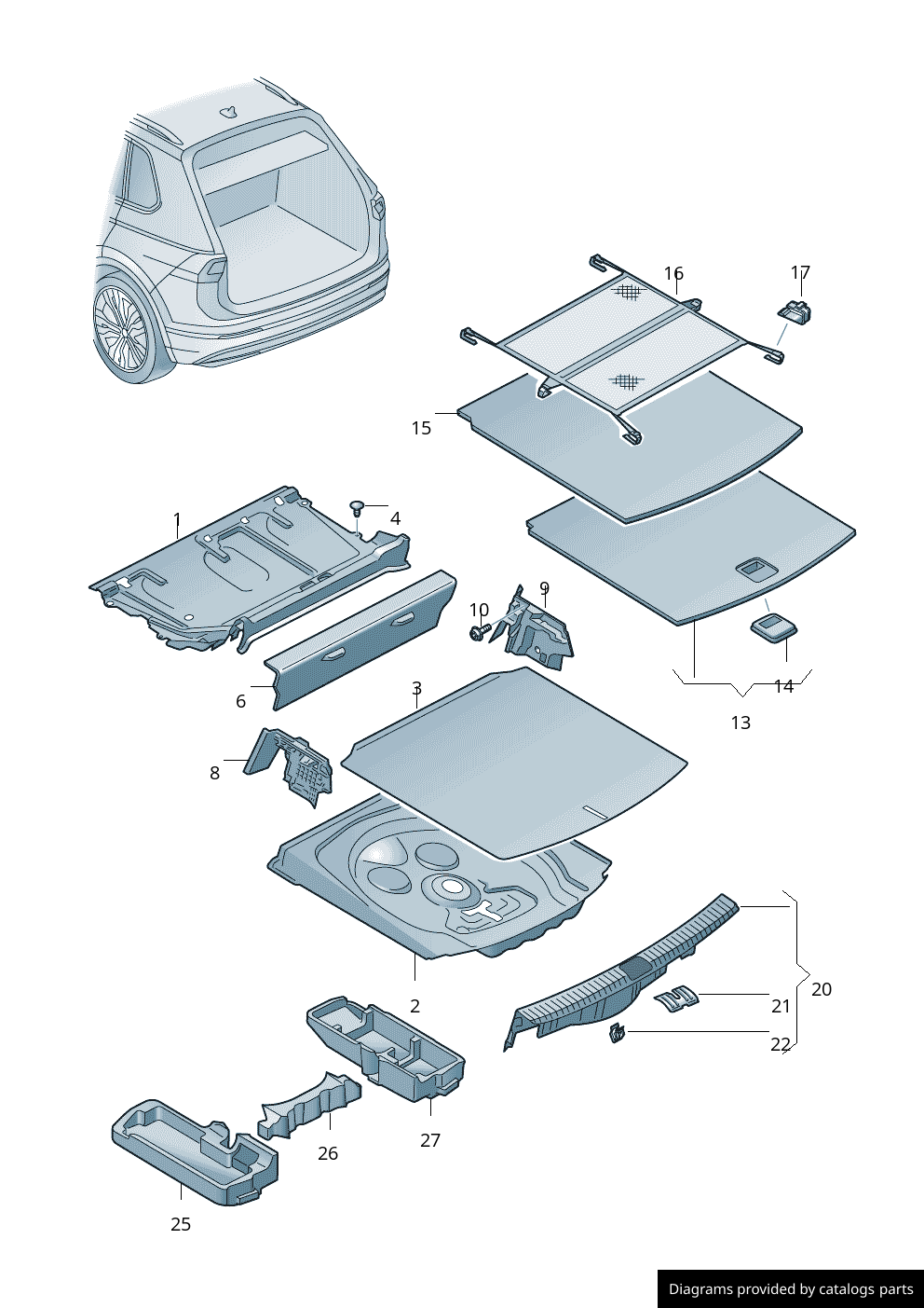 Car part diagram