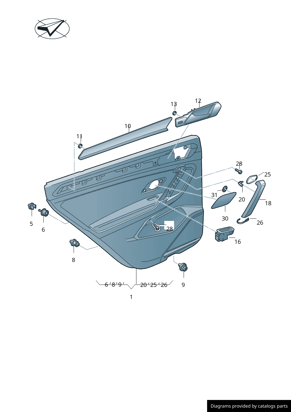 Car part diagram