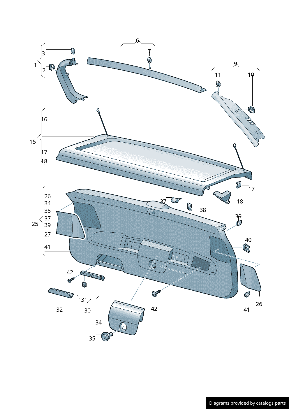 Car part diagram