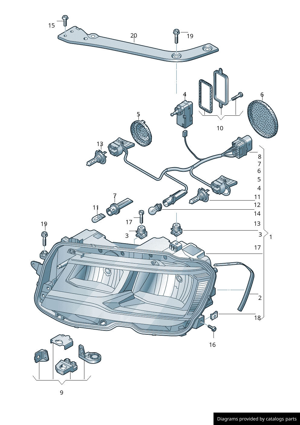 Car part diagram