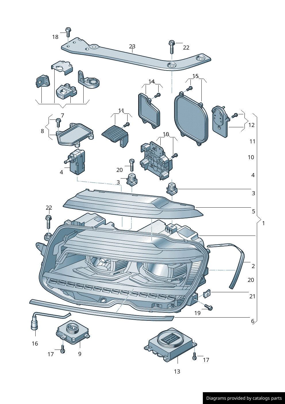 Car part diagram