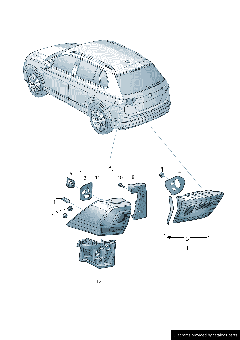 Car part diagram