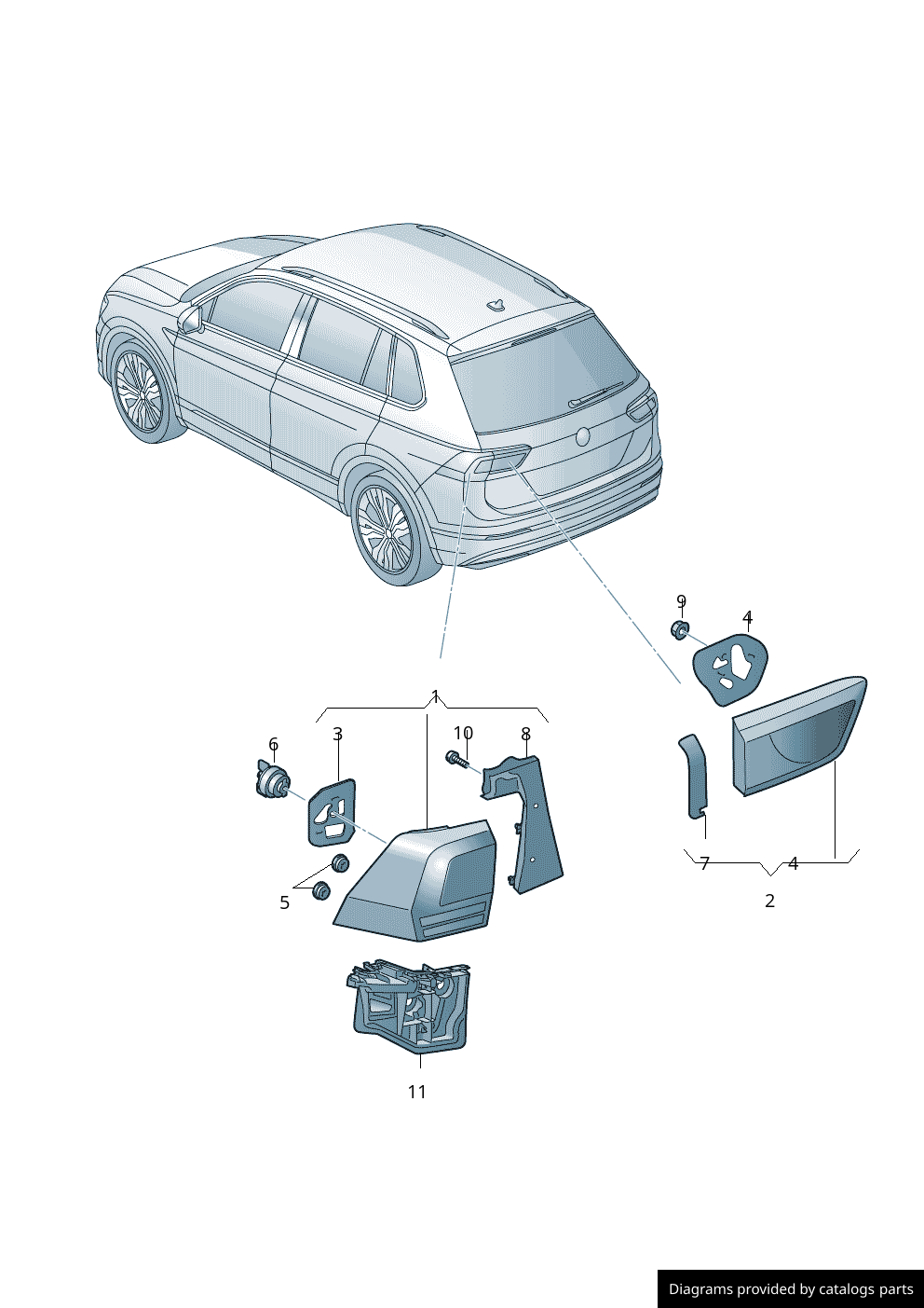 Car part diagram