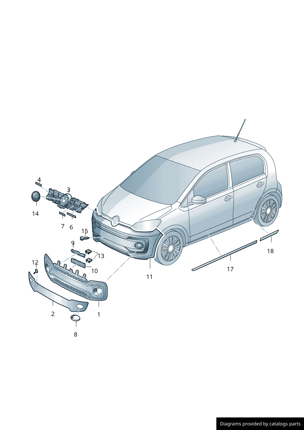 Car part diagram