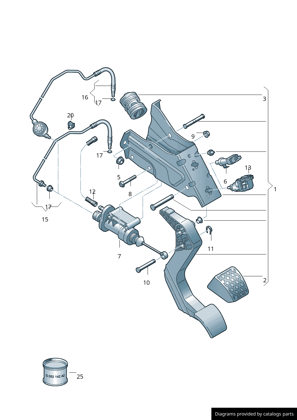 Car part diagram