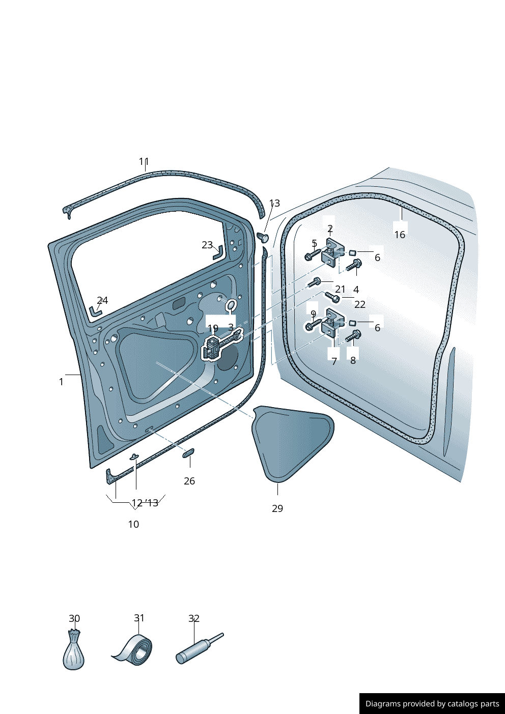 Car part diagram