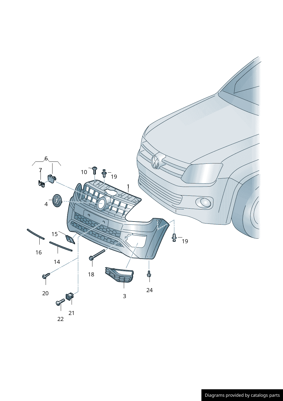Car part diagram