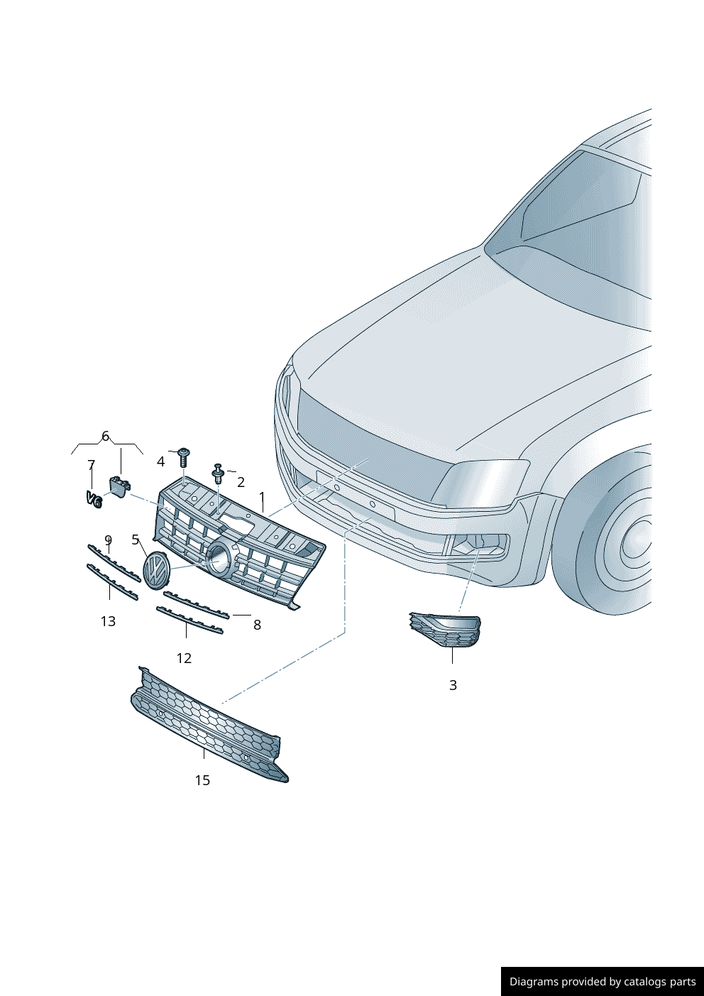 Car part diagram