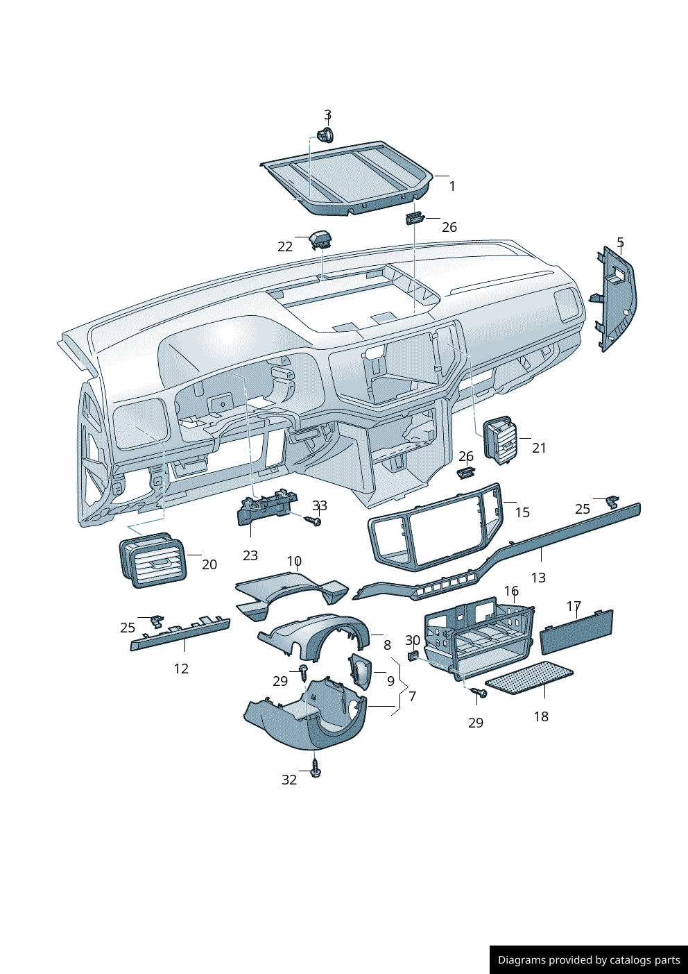 Car part diagram