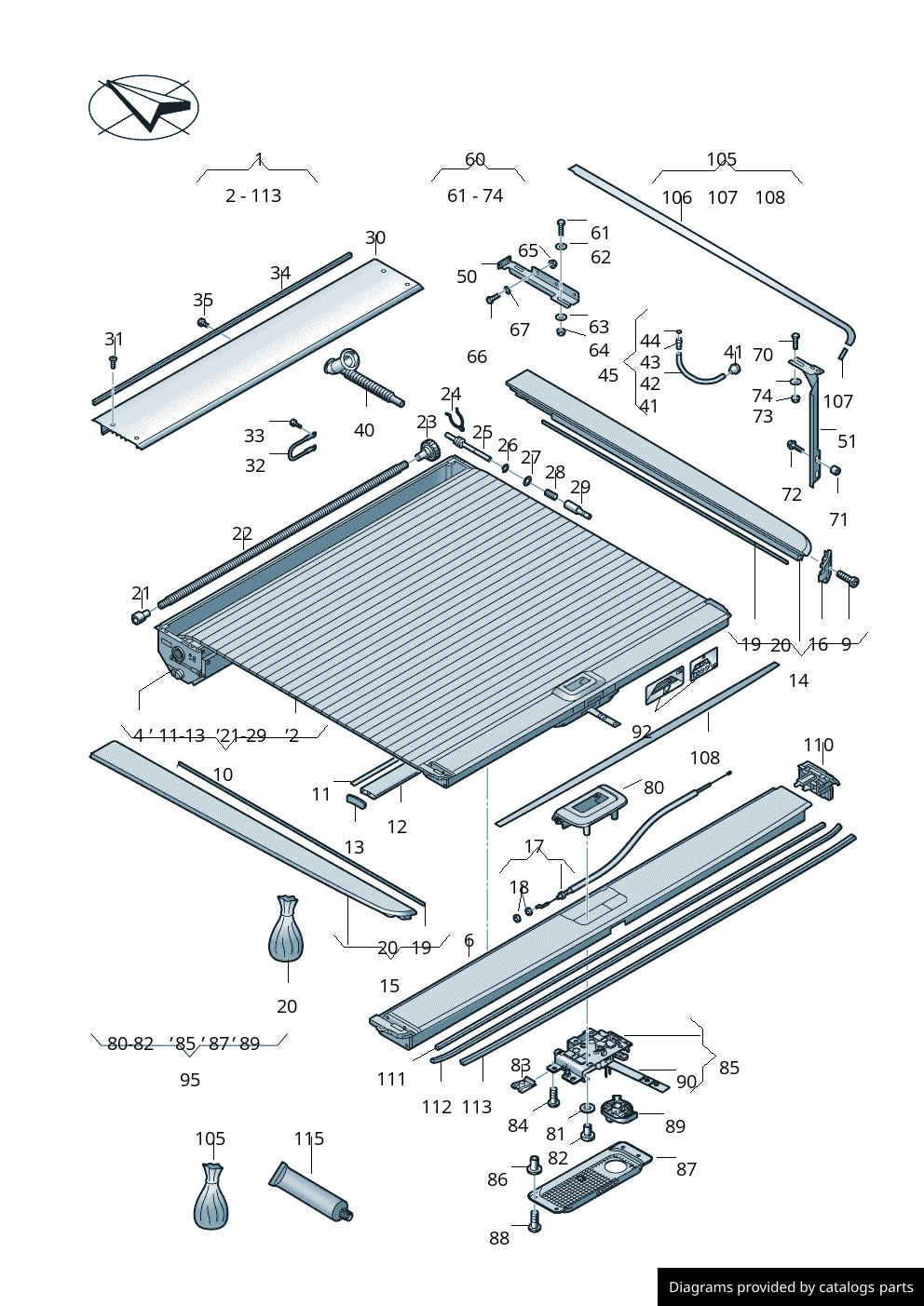 Car part diagram