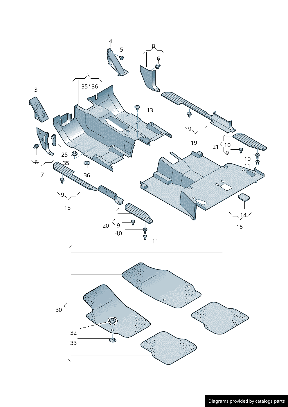 Car part diagram