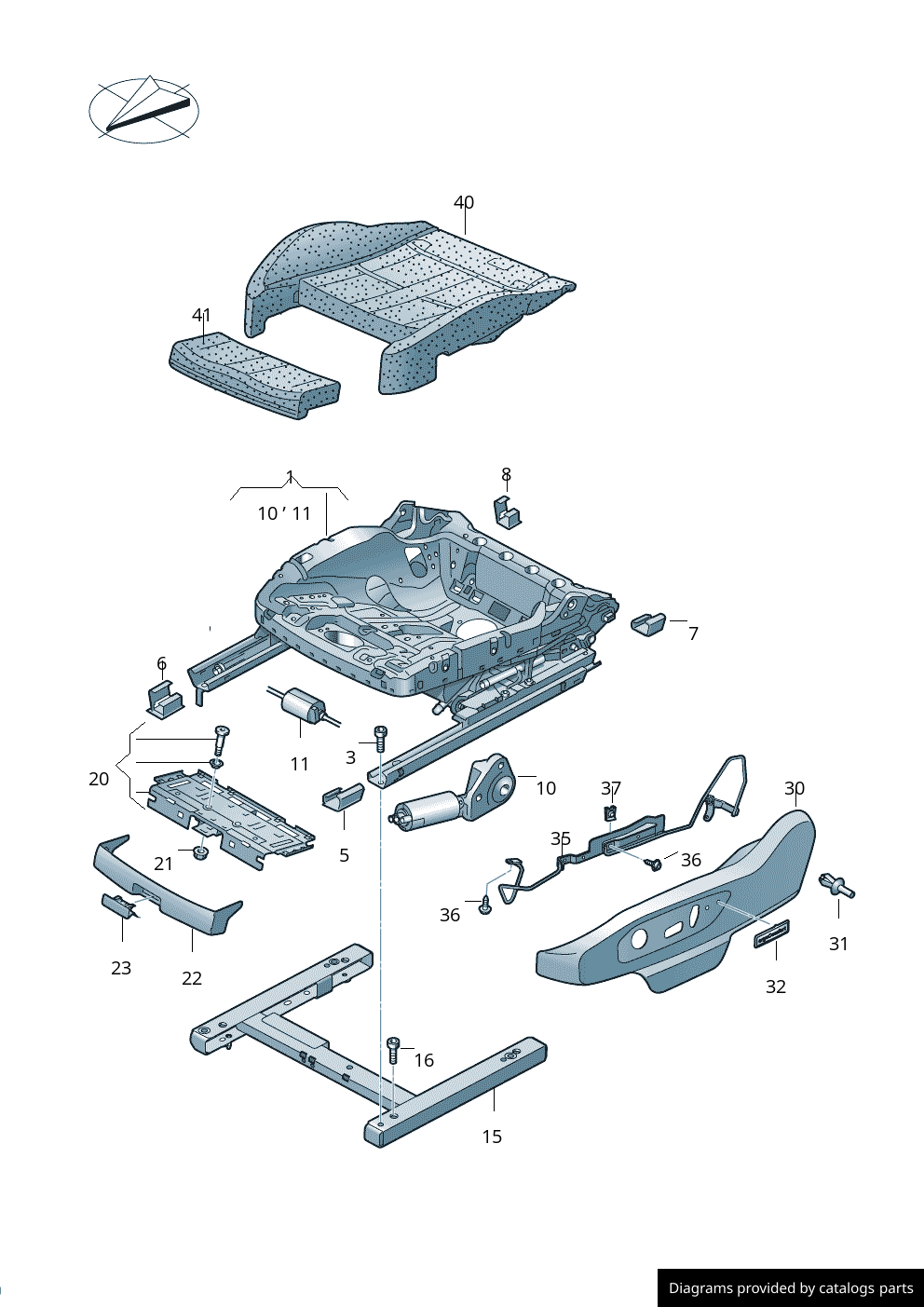 Car part diagram