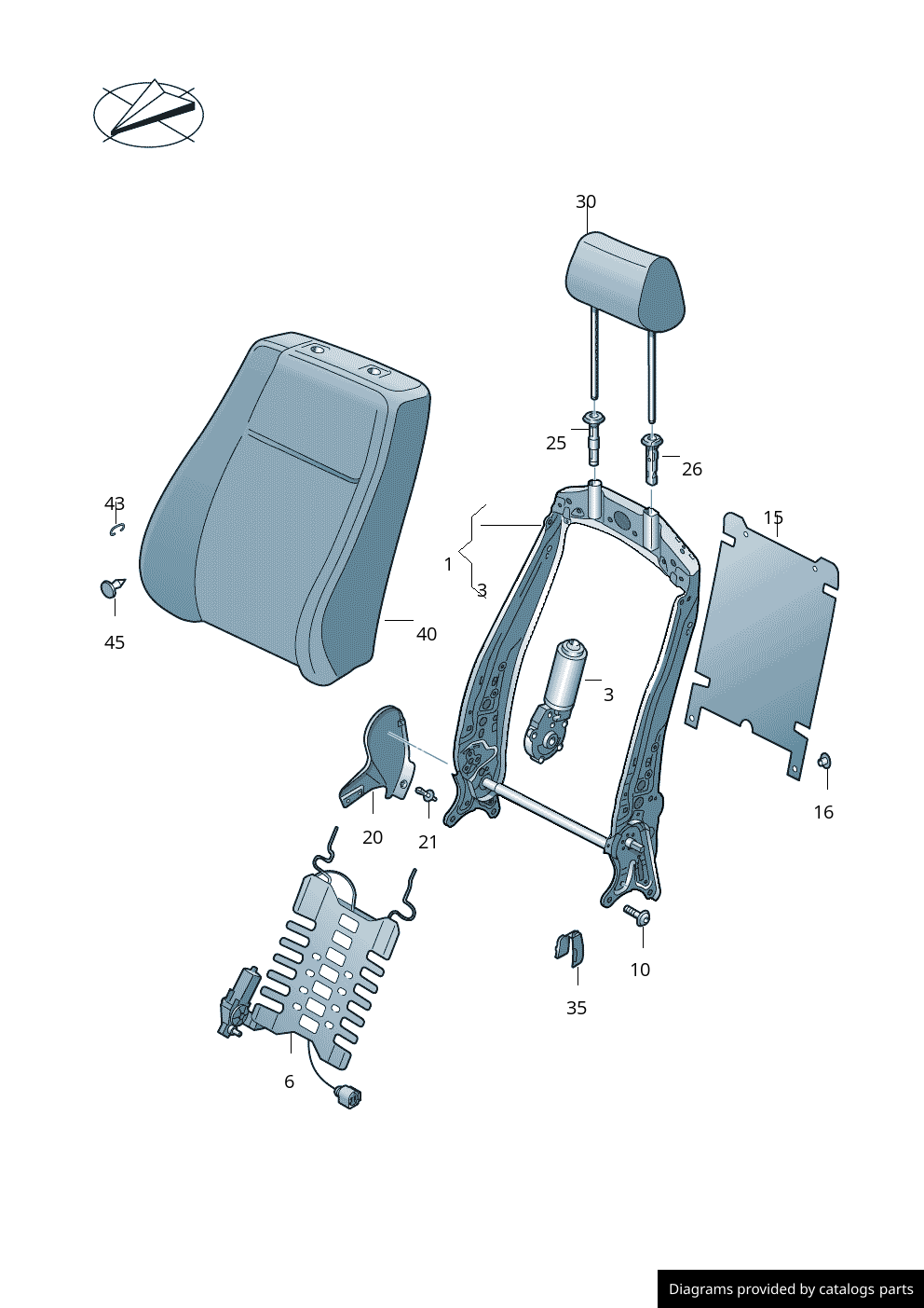 Car part diagram