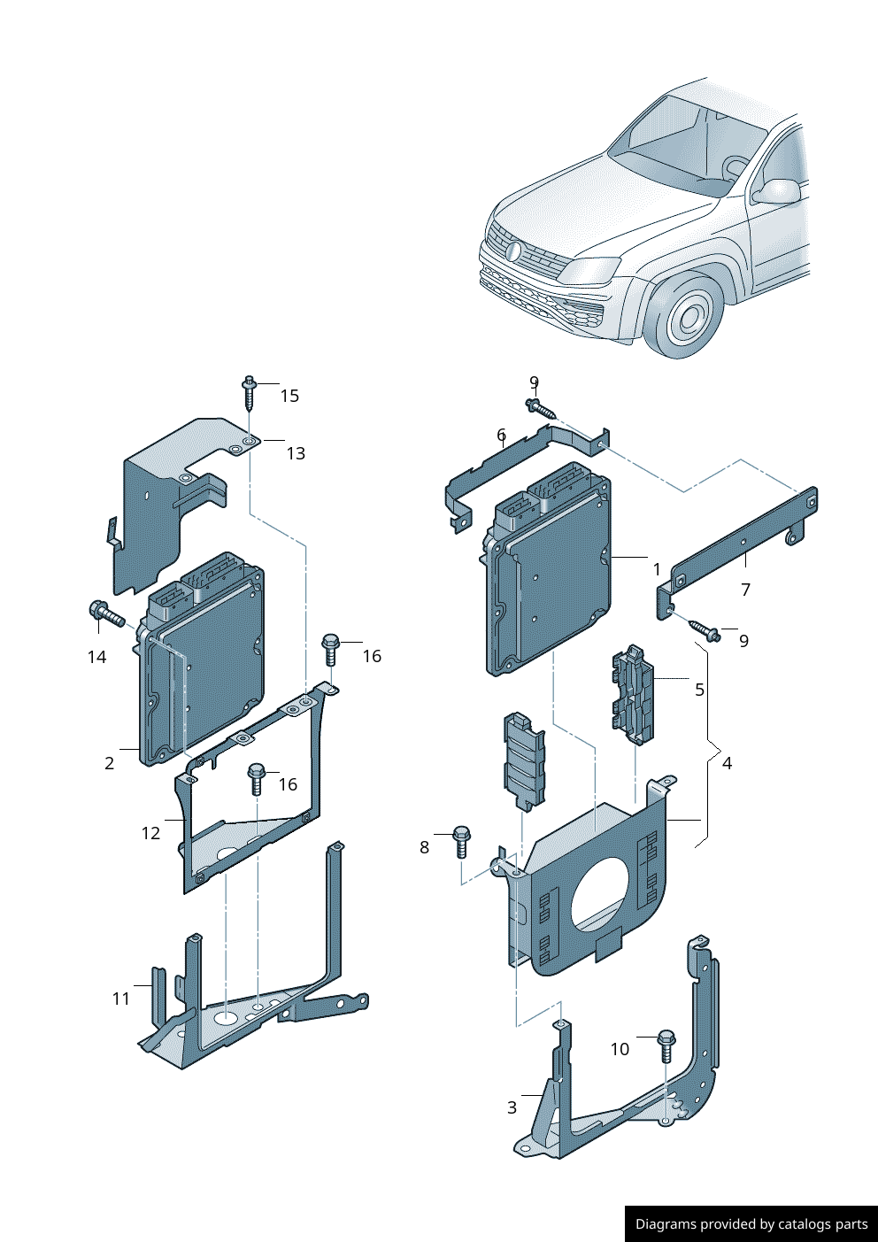 Car part diagram