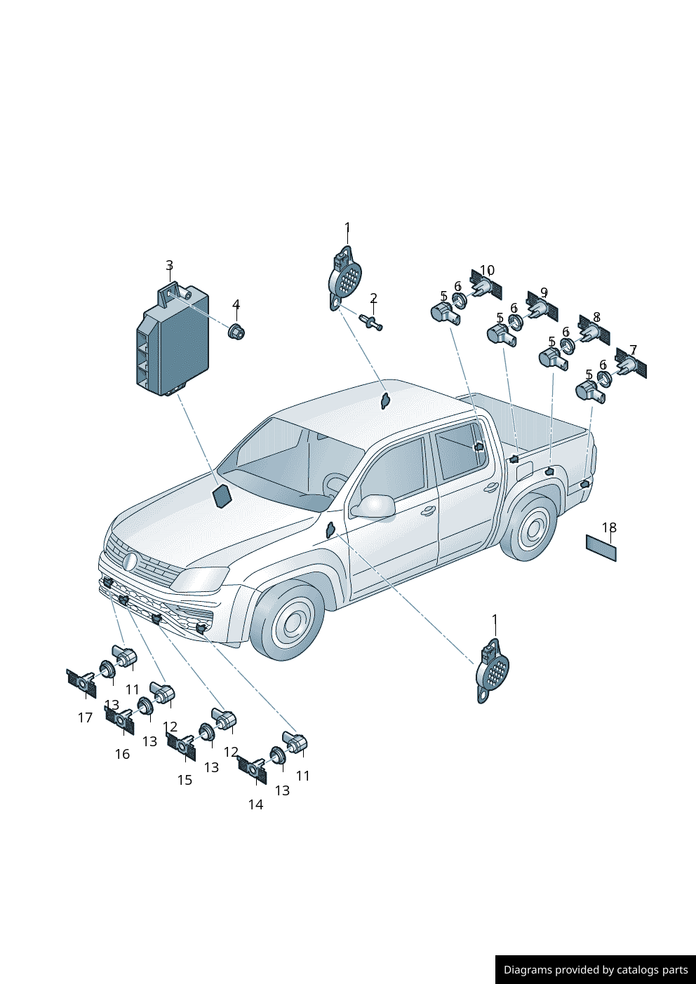 Car part diagram