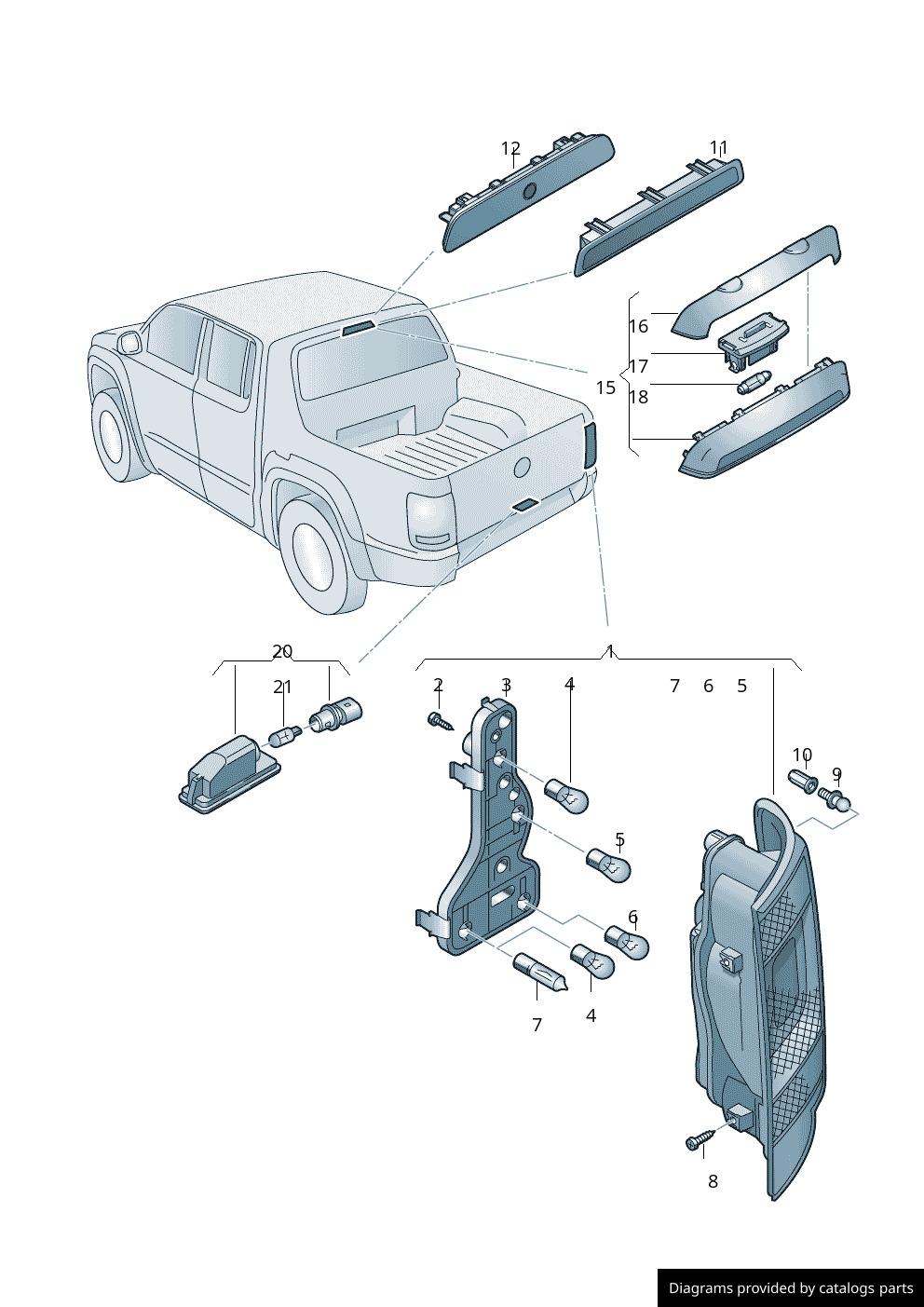 Car part diagram