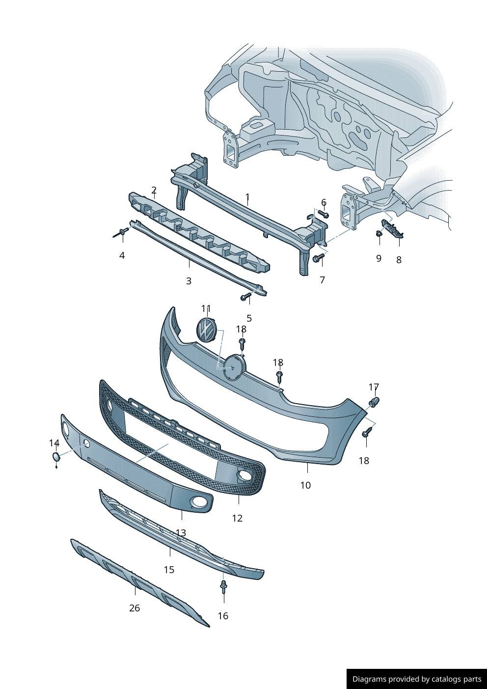 Car part diagram