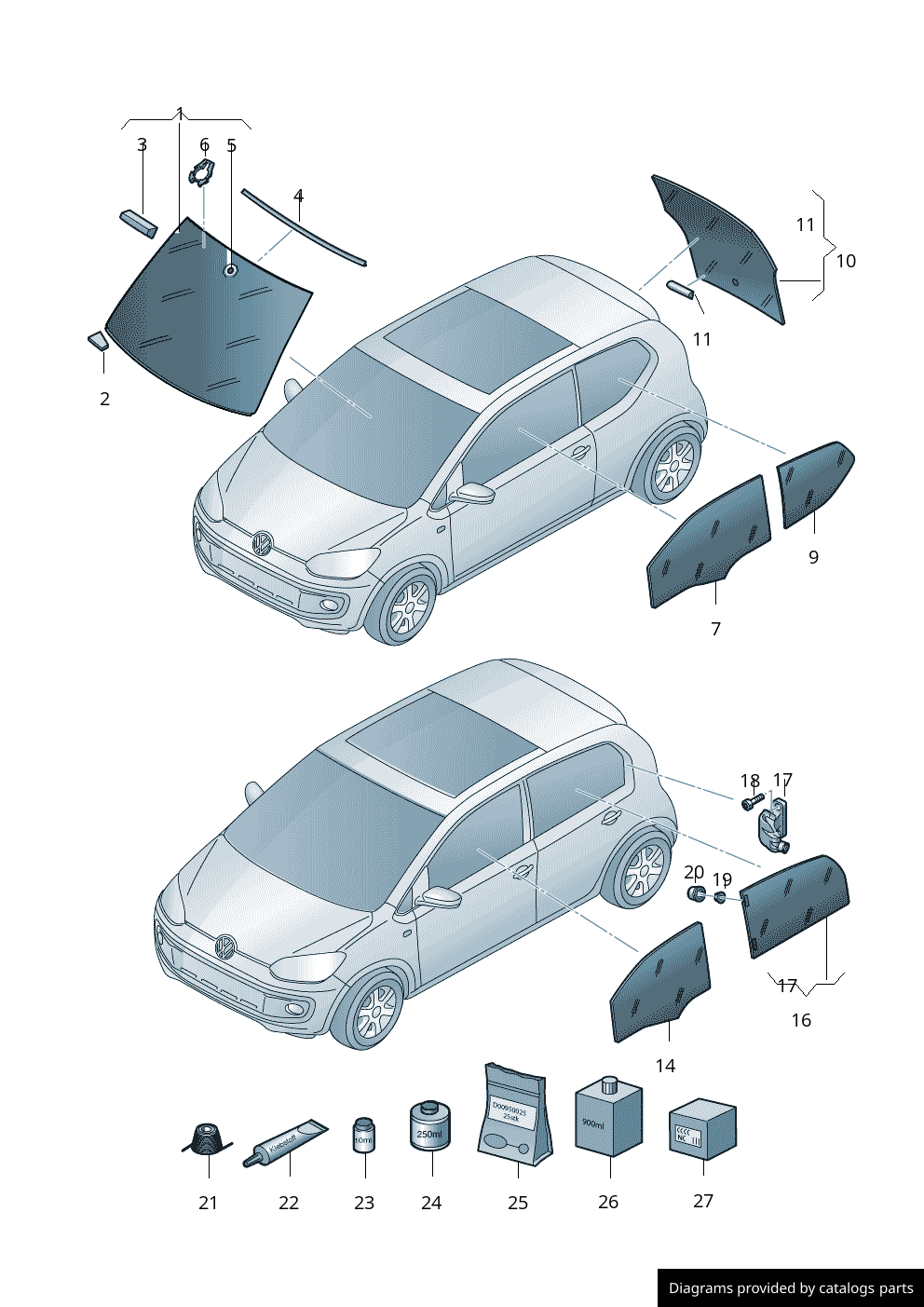 Car part diagram