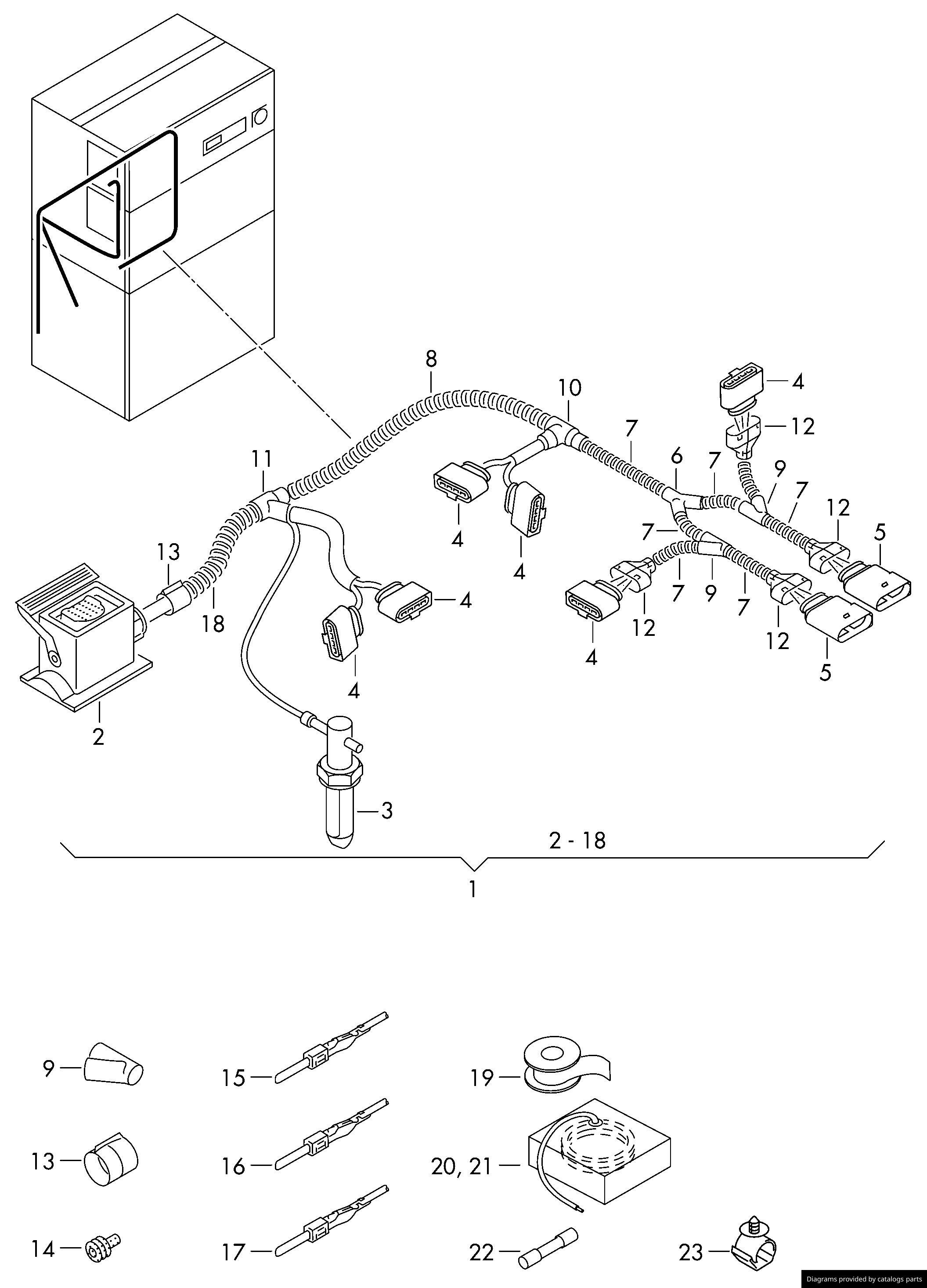 Car part diagram